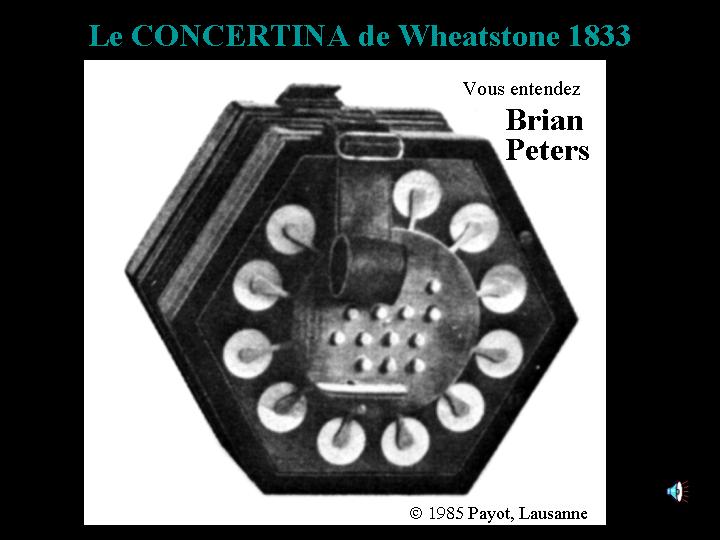 Diapositive concertina Le concertina a été créé presqu'en même temps que l'akkordion