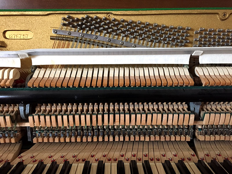 La mécanique du Piano droit Baldwin