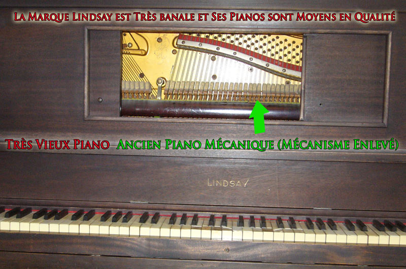 Meuble du piano Lindsay