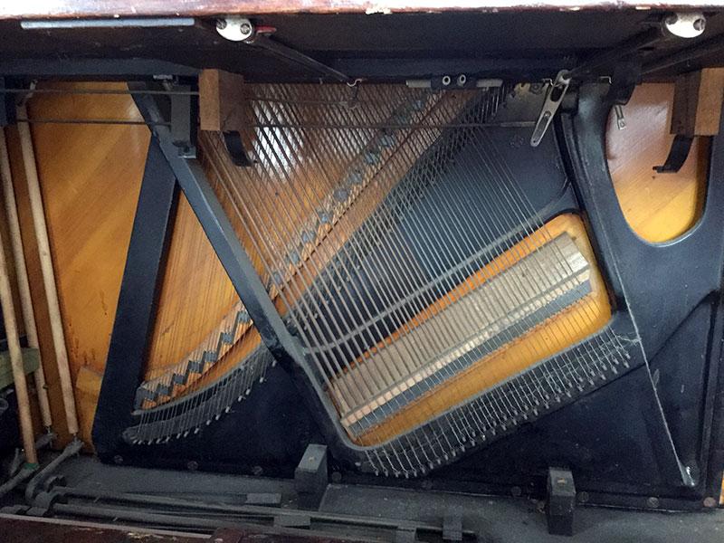 Table d'harmonie du Piano L.E.N. Pratte