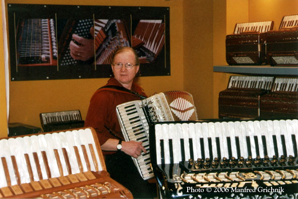 Accordion demonstration at Frankfurt Musikmesse