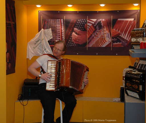 In Brandoni-Bompezzo boot at the Frankfurt Musikmesse